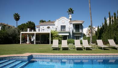 Villa azul