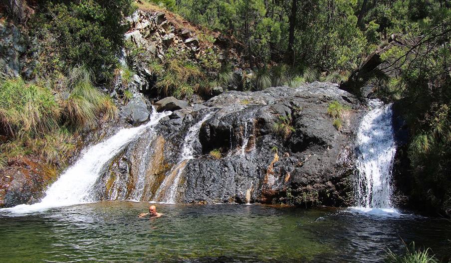 Charco azul