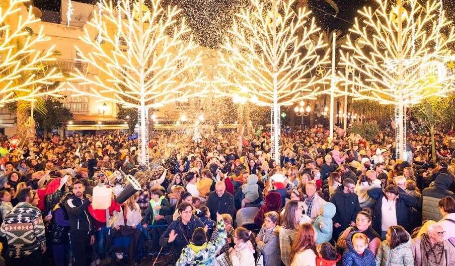 Luces de Navidad en Cádiz